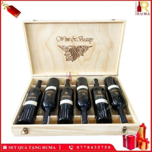 Set quà tặng 6 chai vang Ý Veronica Semi
