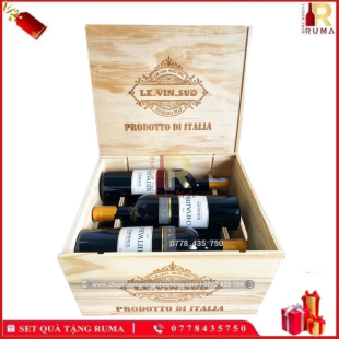 Set quà tặng 6 chai vang Pháp Chevalier