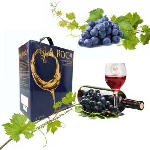 Rượu vang bịch Chile La Roca trắng 3 lít