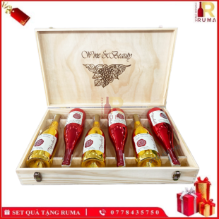 Set quà tặng 6 chai vang Úc Marshall - Nhãn đỏ, vàng