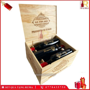 Set quà tặng 6 chai vang Ý Segreto