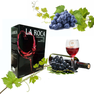 Rượu vang bịch Chile La Roca 3 lít