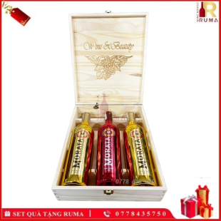 Set quà tặng 3 chai rượu vang Ý Morata (vang ngọt)