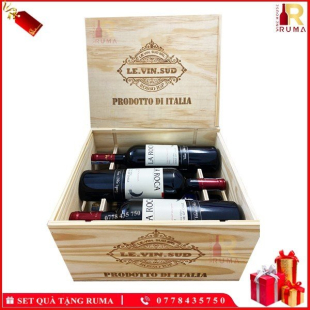 Set quà tặng 6 chai vang Chile La Roca