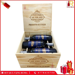 Set quà tặng 6 chai vang Chile PrisCilla