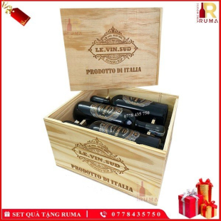 Set quà tặng 6 chai vang Ý Marcoli