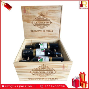 Set quà tặng 6 chai vang Ý Mondovino Rosso