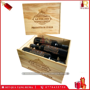 Set quà tặng 6 chai vang Ý Tolucci 16