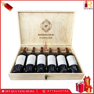 Set quà tặng 6 chai vang Pháp Adorez