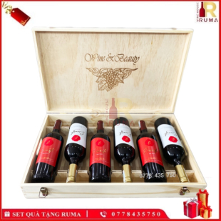 Set quà tặng 6 chai vang Úc Encaste