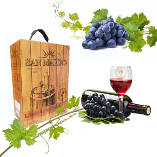 Rượu vang bịch Chile San Marino 3 lít